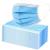 PURE GEM Pack of 100 Single Use Disposable Blue Face Mask, Soft on Skin, Pack of 3-Ply Masks Facial Cover with Elastic Earloops Great For Home, Office, School, and Outdoors 100 Masks