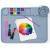 Silicone Craft Mat Silicone Art Mat with Cup Silicone Mats for Crafts - Craft Silicone Mat Silicone Painting Mat - Thick Large Silicone Artist Mat with Cup and Raised Edge for Painting (17.7"x13.7")