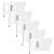 Movo (5 Pack) RC1 Clear Rain Cover for DSLR Camera and Lens up to 18" Long