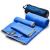 OlimpiaFit Quick Dry Towel - 3 Size Pack of Lightweight Microfiber Travel Towels w/Bag - Fast Drying Towel Set for Camping, Beach, Gym, Backpacking, Sports, Yoga & Swim Use Navy
