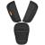 Baby seat belt shoulder pad set 3 pads belt pad universal baby car seat belt covers stroller safety belt pillow for newborn black