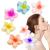 6 Pcs Claw Clip Flower Claw Clips Hawaiian Claw Clips Nonslip Flower Hair Clip for Women Girls Thick Medium Hair