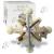 Boby's sensory baby Beißring Navajo White/motor toy made of BPA-free silicone/dental aid for baby and rattles in a/multifunctional baby toys easy to clean