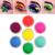 MEICOLY Water Activated Eyeliner  UV Reactive Hydra Eyeliner  7 Cakes Graphic Eye Liner for Adult and Kids  Glow Blacklight Fluorescent Halloween Face Body Paint Blue Green Witch Makeup Neon Eyeliner