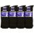Falari Physicians Approved Diabetic Socks Crew Unisex 3 6 or 12-Pack 10-13 12 Pairs Black