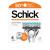 Schick Quattro Titanium Refills  Schick Quattro Refills, Mens Razor Refills, 6 Count 6 Count (Pack of 1)