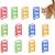 12 pcs Colorful Spring Cat Toys Cat Spring Toy Spring Toys for Cats BPA Free Plastic Interactive Toys to Kill Time and Keep Fit for Swatting Biting Hunting Active Healthy Play Kitten Toys