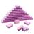 CGBE Mini Nail Buffer Block 180/100 Grit Sponge Nail Polish Sanding Buffer Strips Nail File Blocks Manicure Tools (Pink-Purple)