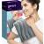 GENIANI Microwavable Heating Pads for Cramps 8x17 Cordless Microwave Heating Pad for Neck and Shoulders Knee Muscles Joints Back Pain Hot Pack for Pain Relief Hot and Cold (Space Gray)