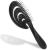 Ninabella Bio Hairbrush for Women Men & Children - Discrowling Without Ziepen for Lure Long Hair & Wet Hair - Sustainable Detanger Brush made of recycled material Black