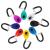 Bestomrogh 8 Pack Dog Training Clicker with Wrist Strap Pet Training Clicker with Big Button Effective Behavioral Training Tool for Dogs Cats Birds Horse and Other Pets(Multi-Color)