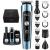 Brightup Beard Trimmer for Men, Beard Grooming Kit for Men, IPX7 Waterproof Hair Clippers Hair Trimmer for Mustache, Body, Facial, Nose Hair Cutting, Electric Razor for Men, Gifts for Men, FK-8788T Blue