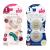 NIP Cherry Round Pacifier Day & Night Set 4 pcs.// Size 1 0-6 months // Light green & turquoise + blue & turquoise glows in the dark