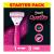 Wilkinson Sword Quattro for Women Razor Blades 3 + 1 Free Handle Promotional Kit 4 Count (Pack of 1)