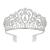 Makone Silver Crystal Crowns and Tiaras with Comb for Girls or Women Queen Crown Princess Hair Accessories Christmas Birthday Halloween Party Wedding Tiaras Valentines Gifts(Style-6) 01 Silver