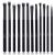 MSQ 12 piece of eye brush Set eyes shadow brush set eyes brush set make -up eyebrow brush set for blending eye shadow powder highlighter concealer eyeshadow brush 3 pure black