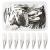 Natuce 50 pieces of hair clips silver 5cm hair clips girl hair clips children hair clips hair clips metal hair accessories hair clips hair clip for girls children and women (silver)