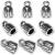Barrel End Caps Antique Silver 3mm Leather Cord End Cap for Jewelry Making Small End Cap with Loop Finding Kit for Leather Tassels Bracelet DIY Craft Making Supplies 110 pcs Small silver cord ends