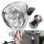 Vintage Retro Bicycle Bike Front Light Lamp 7 LED Fixie Headlight with Bracket Sliver
