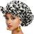 Satin Bonnet for Women, Silk Bonnet for Curly Hair, Silk Hair Bonnet for Sleeping Satin Bonnets for Black Women, Extra Large Bonnet for Braids with Tie Band Coffee