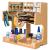 Bucasso Wooden Model Kit Tool Organizer Rack  Model Making Tool Storage Box with MDF Material  Wooden Paint Rack  Screwdriver/Brush/Tool Holder  Suitable for Tamiya Paints and Model Tools  GK1