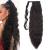 Long Ponytail Hair Extensions for Women 20-26 inches Curly Wrap Around Ponytail Corn Wave Ponytail Magic Paste Hairpiece 26 Inches - Natural Black Natural Black 26 Inch