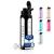 Asbirg Fitness | Proteinshaker aus Glas | Eiweiss Shaker | Trinkflasche | mit Spiralball| SCHWARZ