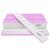 Professional Nail File Double Sided 80/80 Grit Nail Files Manicure Tools for Nail Grooming and Styling  12 Pcs File Nail for Poly Nail Extension at Salon Grit 80