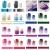 14 Sheets Nail Stickers Glitter Gradient Color Shine Full Wraps Polish Stickers Decal Strips Self-Ashesive Nail Art Sets for Women Girls