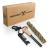 Bushcraft Survival Ferro Rod Fire Starter Kit & Backpacking Multitool | Flint and Steel Striker | Waterproof Magnesium Farrow Rod Tool & Firestarter for Campfires Ferro Rod w/ Jumbo Tinder Rope