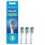Oral-B Dual Clean   EB417 Brush Heads X 3   Black