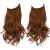 SARLA Hair Extension 18 Inch Invisible Adjustable Wire Hair Piece Curly Wavy Long Synthetic Hairpieces for Women Natural Heat Temperature Fiber (18 Inch (Pack of 1) Light Auburn) 18 Inch (Pack of 1) Light Auburn