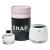 SnappyScreen SNAP Wellness Touchless Mist Hand Sanitizer Device + Cartridge (Rooftop Garden Champagne - White Champagne Flowers Orange Peel and Wild Berries)