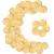50 Pieces Round Brass Tags 1-1/4 Inch Diameter  Blank Valve Tags Gold Brass Tags for Stamping  Stamping Tag with Hole for Pets  Plants  Doors