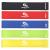 Coresteady Resistance Bands Set of 5 - Mini Fitness & Loop Exercise Band for Men & Women - Yoga Body & Gym Sport Resistance Loop Bands for Strength Muscle & Tone - With E-Guide & Travel Bag Set of 5 (Colour Mix 1)