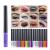Allbesta 12 Colors Colorful Liquid Eyeliner Set Matte Waterproof Make Up Set Eyeliner Pen Rainbow High Precise Liner (12pcs)