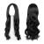 EUPSIIU Long Black Wave Wigs for Women Girls 27 Long Curly Wigs Ladies Fancy Dress Wig Synthetic Hair Wigs Women's Charming Full Hair Long Replacement Wigs for Cosplay Party Daily Use (Black)