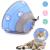 Supet Halskrause cat adjustable neck rope cat collar restoring collar collar Cone after surgery and injuries for puppies dogs and cats (blue m (neck: 21.5-30.5cm)) m (neck: 21.5-30.5cm) blue