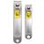 Harperton Nail Clippers Set - 2 Pack Stainless Steel Ingrown Toenail Tool, Professional Fingernail & Toenail Clippers for Thick Nails 2 Piece Set