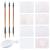 PH PandaHall 12pcs No Ink Chinese Calligraphy Set  8 Styles Gridded Brush Water Writing Cloth Paper  3pcs Sienna Chinese Traditional Calligraphy Brushes and Water Dish for Beginners Practice  17x13 