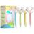 U Shaped Kids Toothbrush 4 Pack, U-Type Whole Mouth Toothbrush for Kids (Age 2-6) Small (Age 2-6)