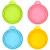 IVIA PET Food Can Lids, Universal BPA Free Silicone Can Lids Covers for Dog and Cat Food, One Can Cap Fit Most Standard Size Canned Dog Cat Food blue,green,orange,pink
