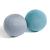 Ryaco Antistress Balls Set of 2 Hand Trainer Kneading Ball Finger Gymnastic Ball Stress Management Gray & Green