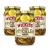 Wickles Pickles Wicked Pickle Chips (3 Pack - 16oz Each) - Hot Pickle Chips - Slightly Sweet, Definitely Spicy, Wickedly Delicious