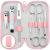 marQus Solingen Germany Manicure Sets for Women & Men 7 Pcs Set - Quality Grooming Kit Nail Clippers & Toenail Clippers tweezers Nail Kit - Fabulous Gift for all Occasions 5. Pink