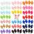 40pcs 2 inch baby girls hair loops hair tie elastic headband ponytail hair band hair accessories for children toddlers