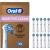 Oral-B per sensitive clean plug brushes for electrical toothbrush 10 pieces gentle tooth cleaning X-bristles original oral-B toothbrush attachment mailbox-compatible packaging made in Germany 10 pieces (1 Pack)