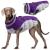 Kuoser waterproof dog coat cold weather winter warm jacket for small medium -sized dogs cozy dog sweater with fleece lined reflective puppy winter vest pet cladding lila