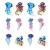 SanerLian Jellyfish Watercolor Temporary Tattoo Sticker Ocean Waterproof Kids Children Party Favor Decorations Hand Arm Shoulder Body Art 10.5X6cm Set of 12 (SF168)