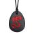 Munchables Dragon Sensory Chew Necklace for Adults or Kids - Chewy Fidget Stim Toy Jewelry for Boys and Girls (Red/Black)